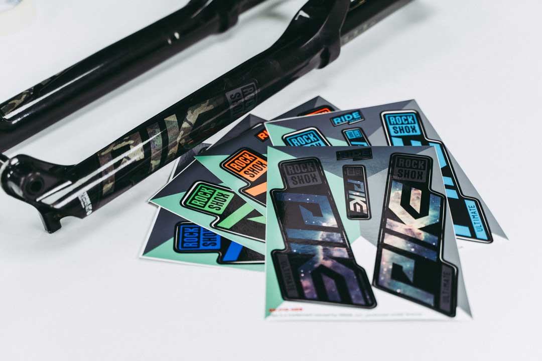 Transform Your Mountain Bike with Replacement Decals from Ride Decals