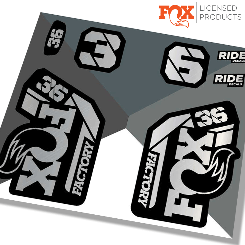 Fox 36 Factory 2021 - Silver - Ride Decals