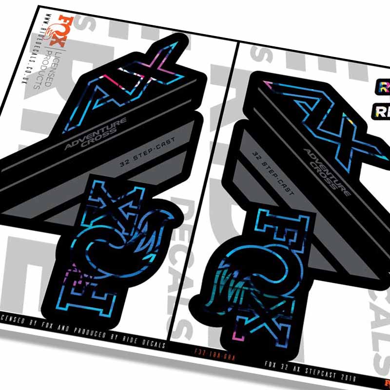 Fox 32 Stepcast AX Fork Decals- Graffiti- ride decals