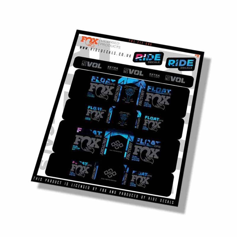 Fox  DPS Factory Shock Decals- Graffiti- ride decals