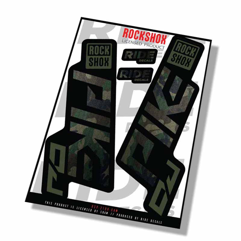 Rockshox Pike DJ Decals | Camo