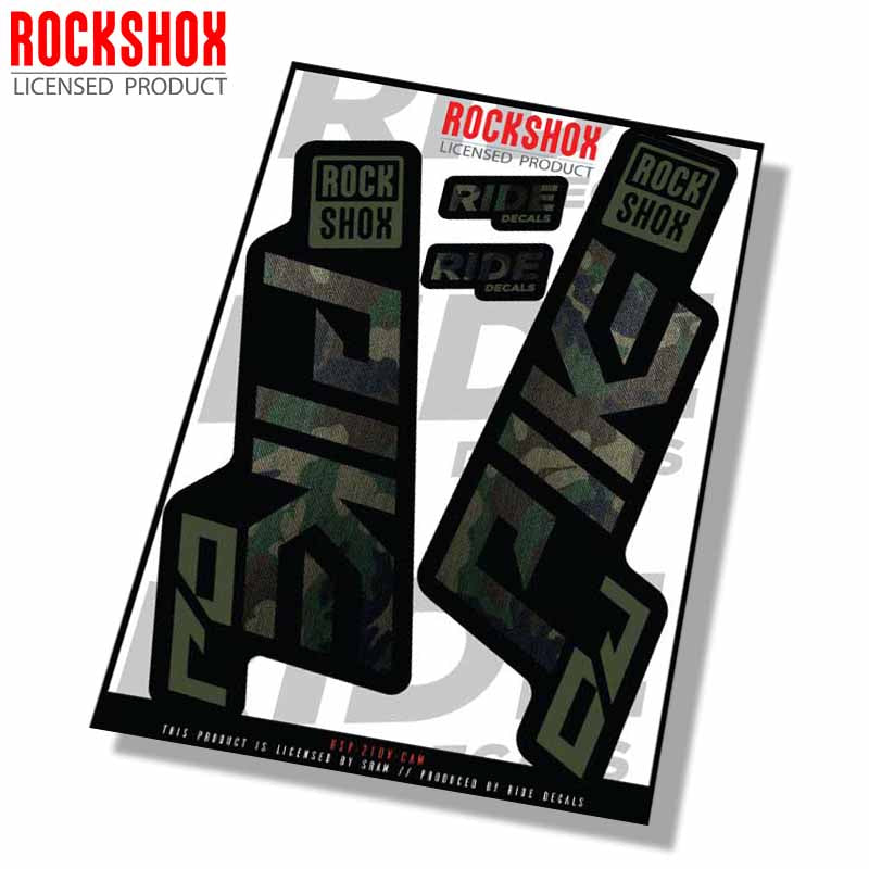 Rockshox Pike DJ Decals | Blue