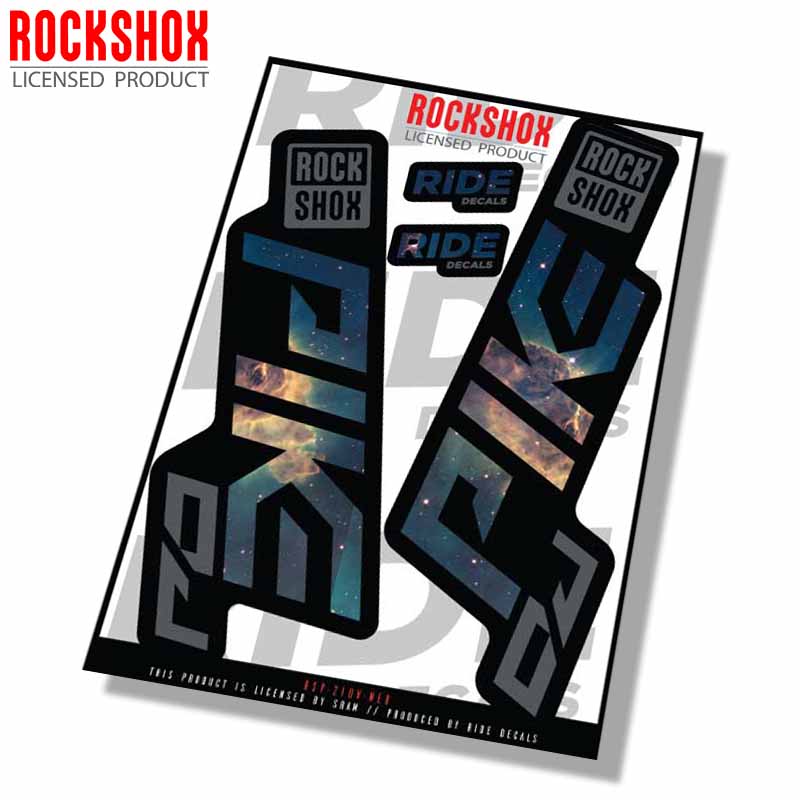 Rockshox Pike DJ Stickers | Nebula