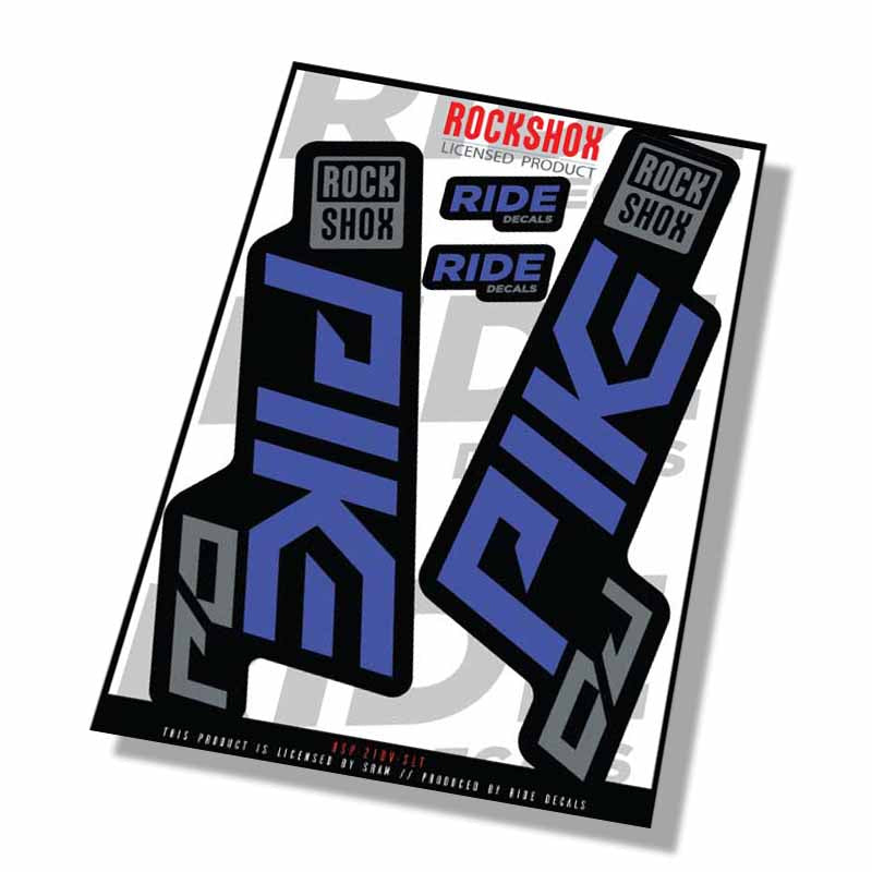 Rockshox Pike DJ Decals | Slate