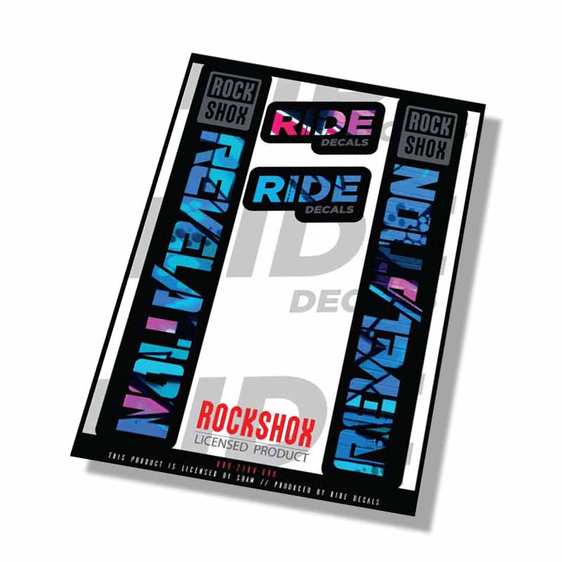 RockShox Revelation fork decals- Graffiti- ride decals