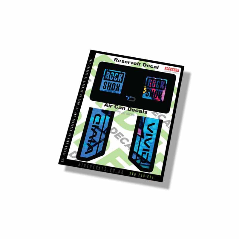 RockShox Vivid Ultimate Shock decals- Graffiti- ride decals