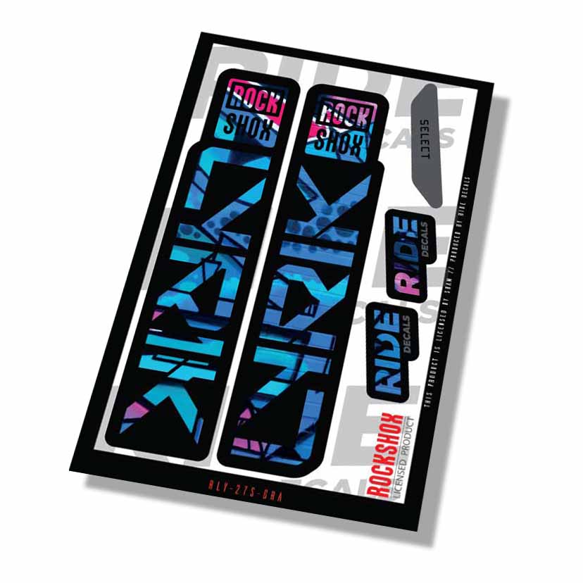 RockShox Lyrik Select Fork Decals- Graffiti- ride decals