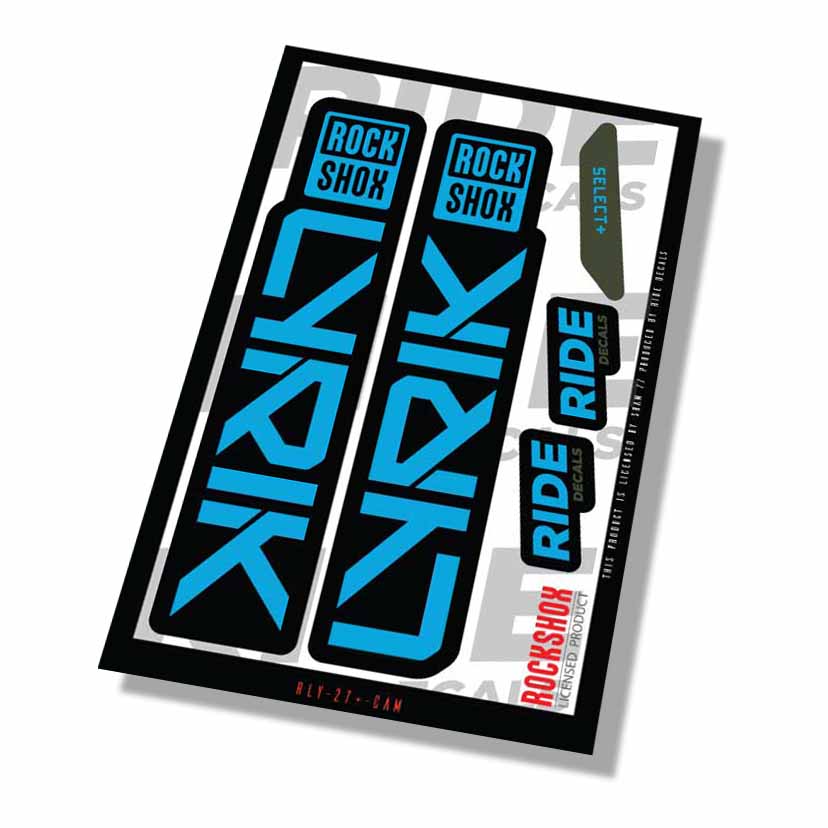 RockShox Lyrik Select + Fork Decals- Camo- ride decals