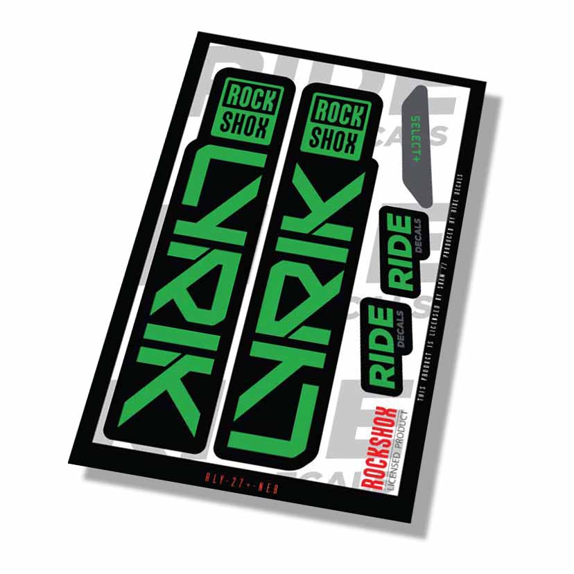 RockShox Lyrik Select + Fork Decals- Nebula- ride decals