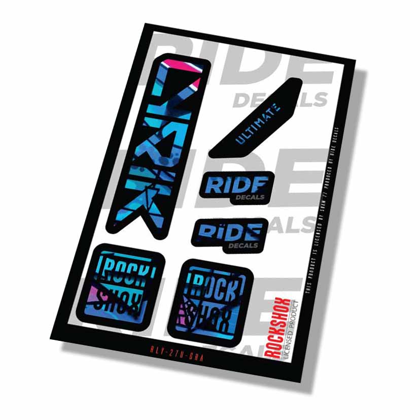 RockShox Lyrik Ultimate Fork Decals- Graffiti- ride decals