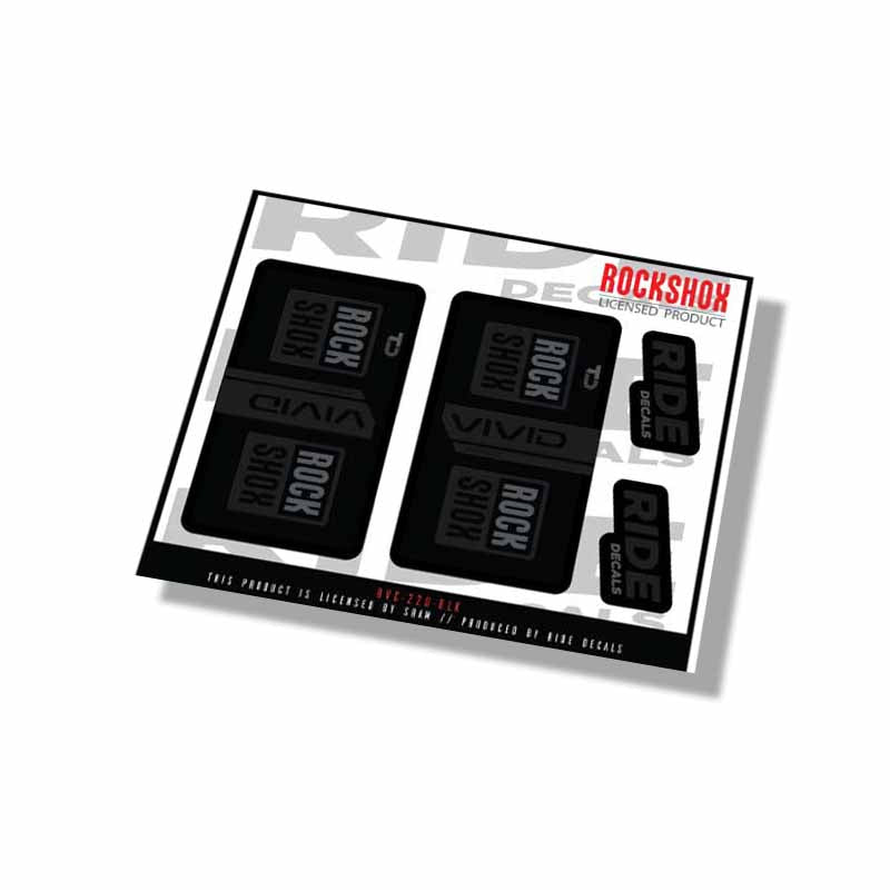 RockShox Super Deluxe Ultimate Decal Kit | Slik Graphics RockShox Super Deluxe Ultimate Decal Kit | Slik Graphics