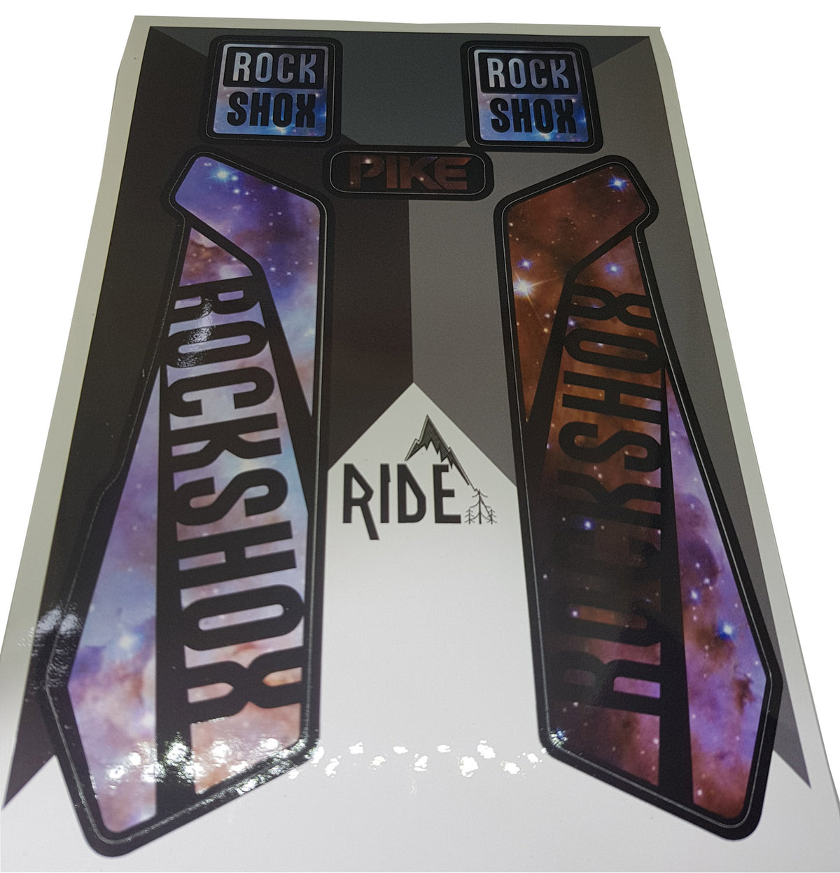 RockShox Pike 2016/2017 Nebula Replica Decals.