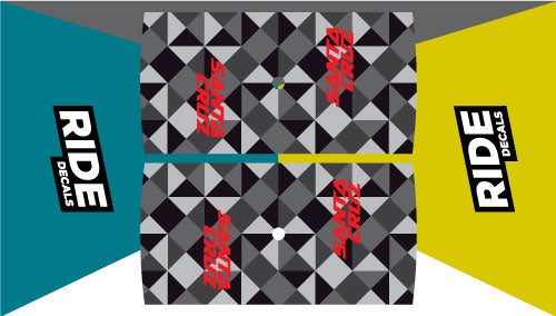 Santa Cruz Reserve Rim Decals 30mm | 27.5