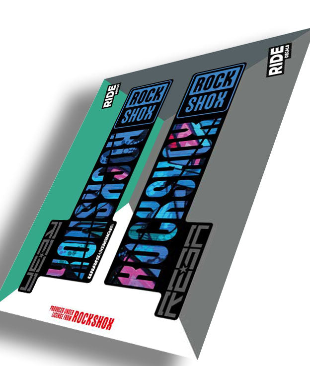 RockShox Reba Decals Graffiti - Ride Decals 