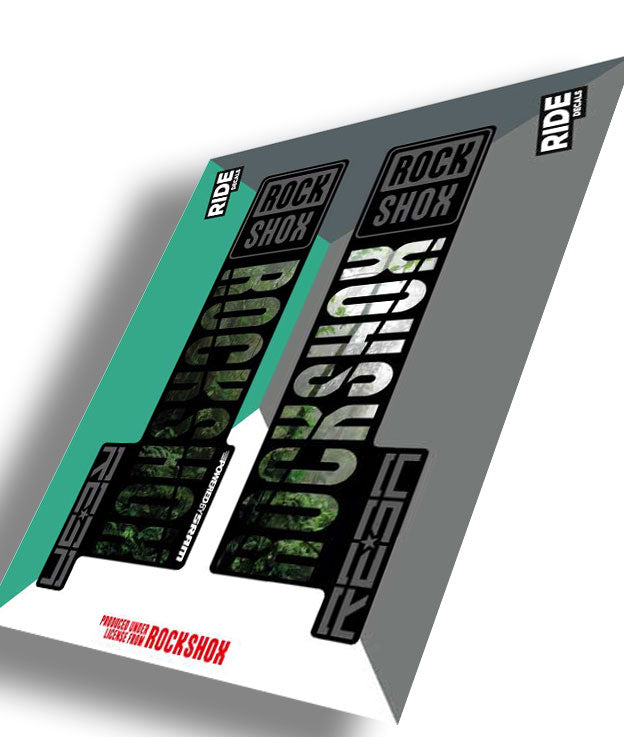 RockShox Reba Decals Jungle - Ride Decals 