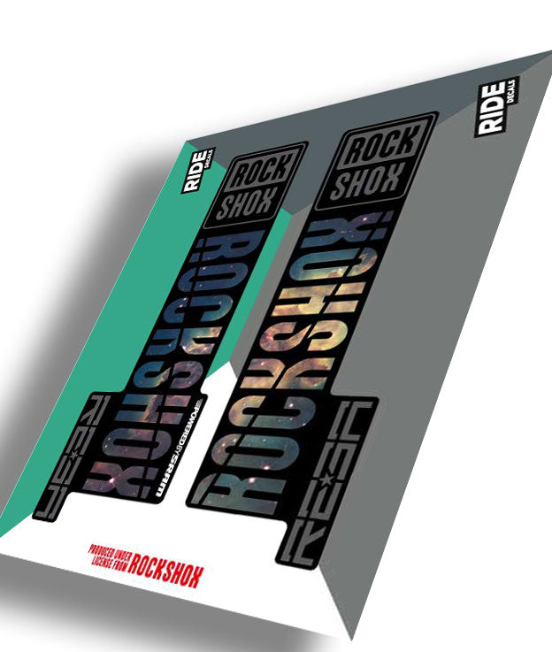 RockShox Reba Decals Nebula - Ride Decals 