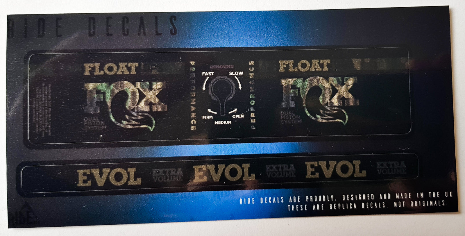 Fox DPS Stickers Camo Decals Replacement