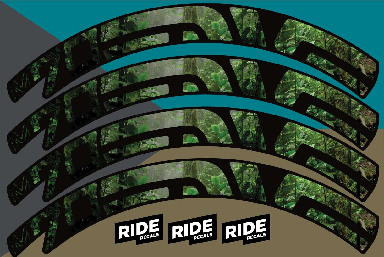 ENVE M70 Thirty Rim Stickers - Jungle
