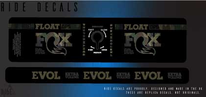 Fox DPS Stickers Camo Decals Replacement