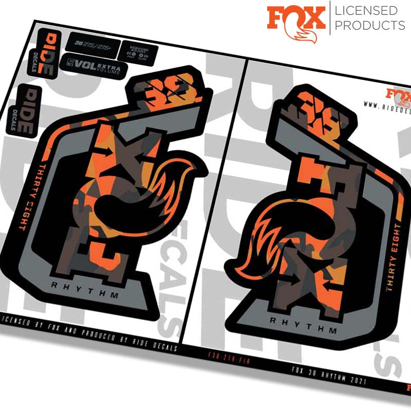 Fox 38 Rhythm fork decals- graffiti- ride decals