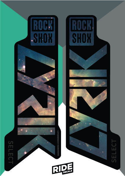 RockShox Lyrik Select Decals - Nebula - Ride Decals