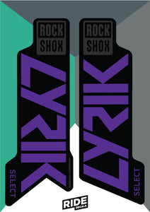 2019 rockshox lyrik best sale decals