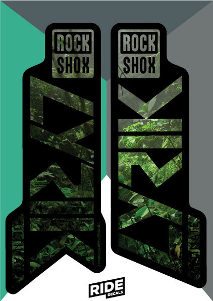 RockShox Lyrik Ultimate 2019 - Jungle - Ride Decals