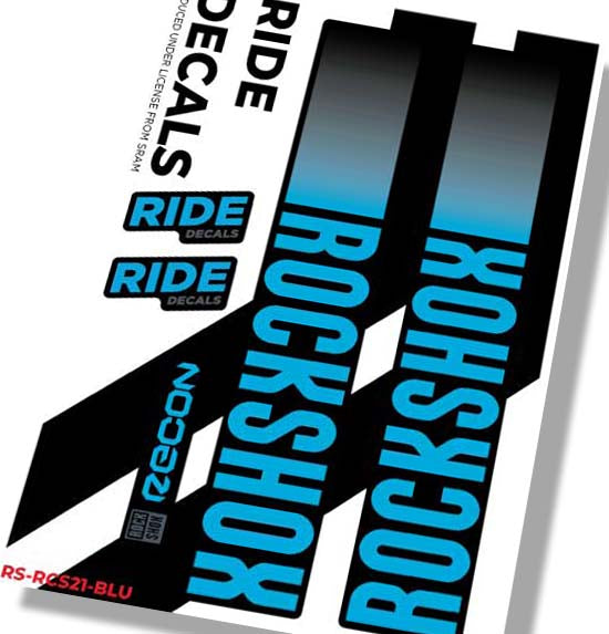 RockShox Recon Silver Boost MY21 (Model Year 2021) Fork Stickers & Dec ...