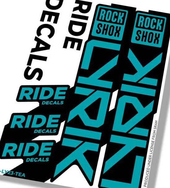 Lyrik Replacement Fork Decals MY23 [Loads of Styles Available]