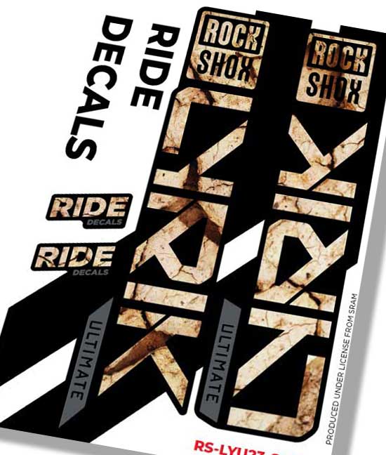 Lyrik Ultimate Replacement Fork Decals MY23 [Loads of Styles Available]