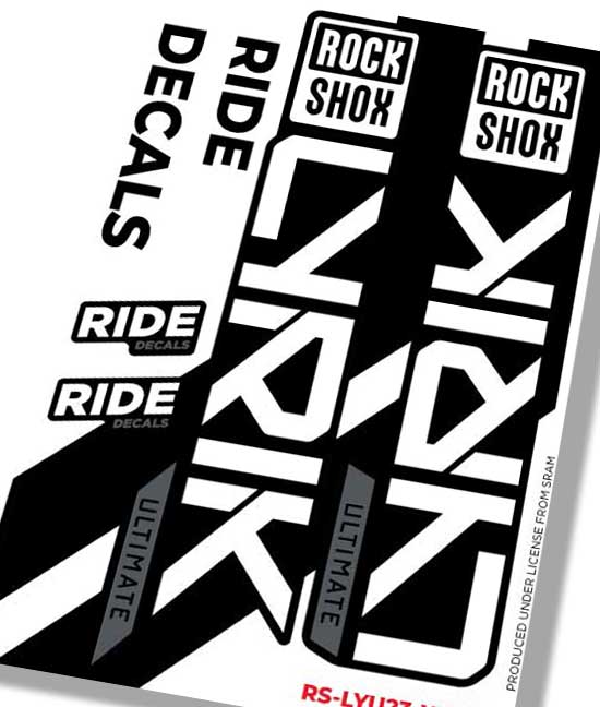 Lyrik Ultimate Replacement Fork Decals MY23 [Loads of Styles Available]