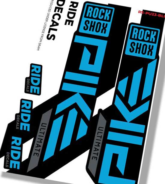 Pike Ultimate Replacement Fork Decals MY23 [Loads of Styles Available]