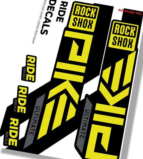 Pike Ultimate Replacement Fork Decals MY23 [Loads of Styles Available]
