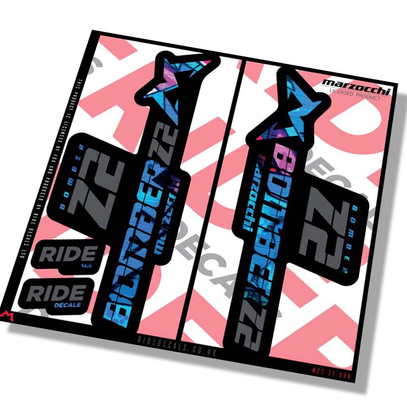 Marzocchi Z2 fork decals- graffiti- ride decals