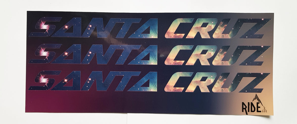 Replica Santa Cruz Nebula Frame Decals