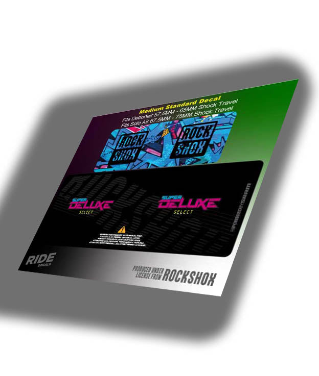 Super Deluxe Select Decals, Graffiti - Ride Decals, made in the UK