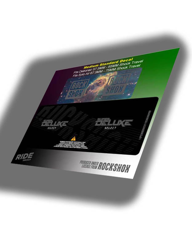 Super Deluxe Select Decals, Nebula - Ride Decals, made in the UK