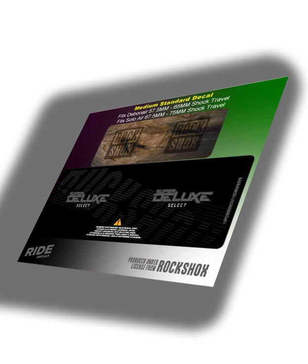 Super Deluxe Select Decals, Woodgrain - Ride Decals, made in the UK