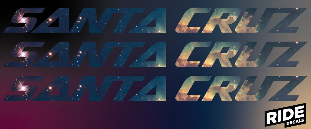 Replica Santa Cruz Nebula Frame Decals