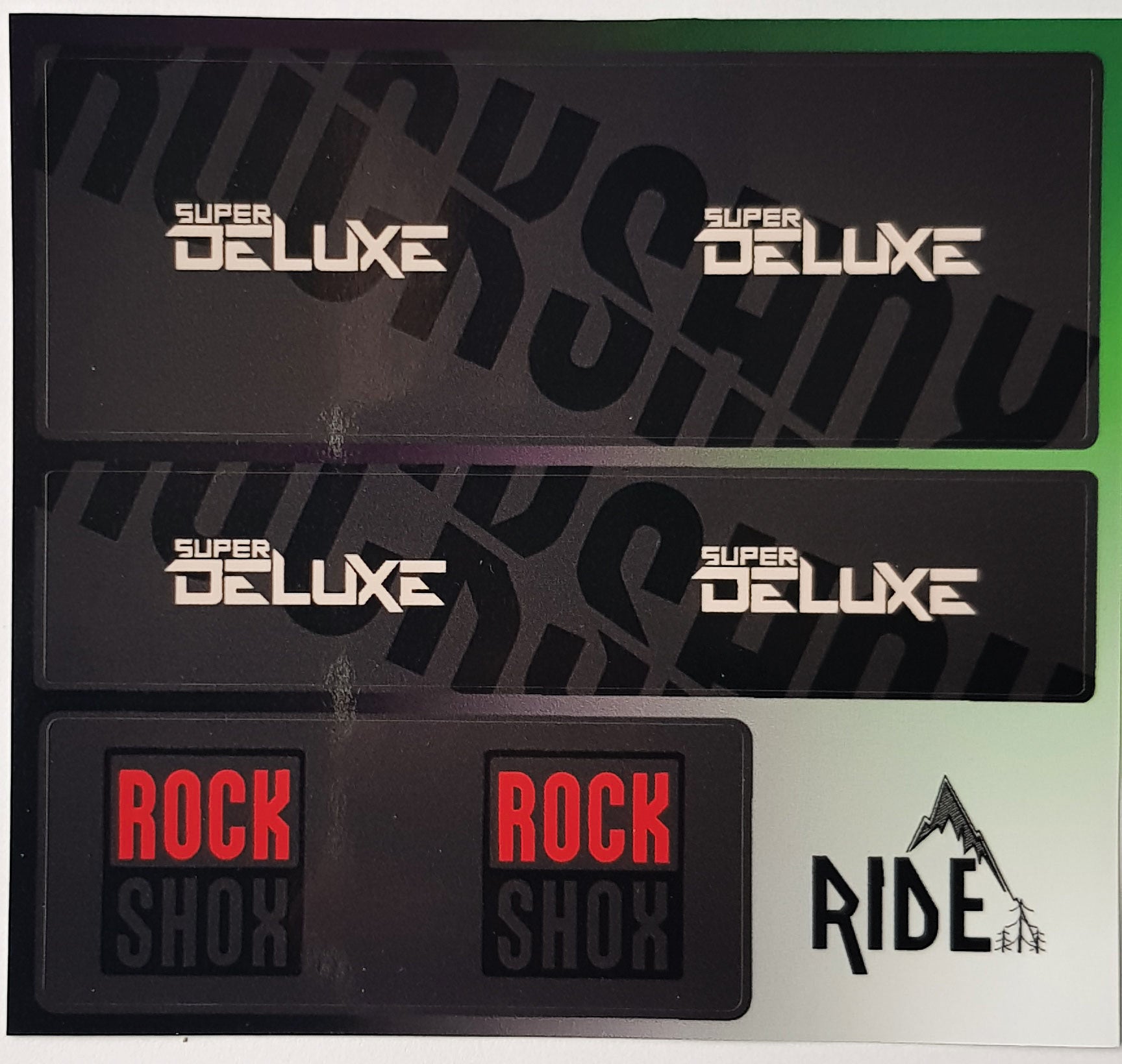 Rockshox super deluxe sale decals