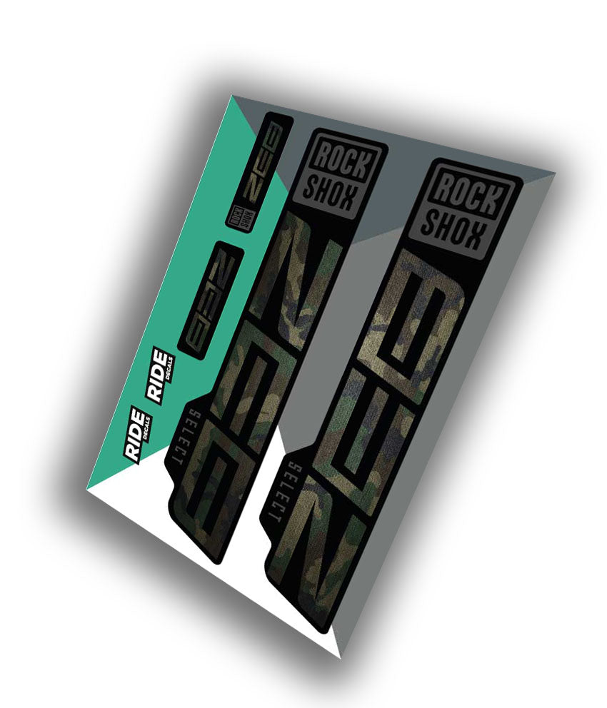 Rockshox Zeb Select Decals | Camo | 2021