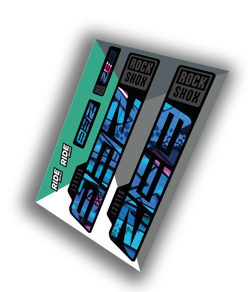 Rockshox Zeb Select Decals | Graffiti | 2021