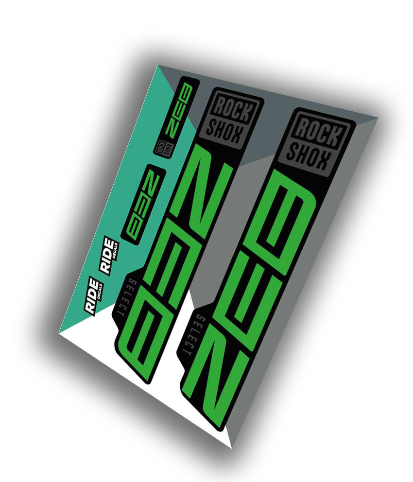 Rockshox Zeb Select Decals | Green | 2021