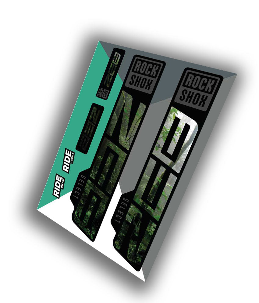 Rockshox Zeb Select Decals | Jungle | 2021