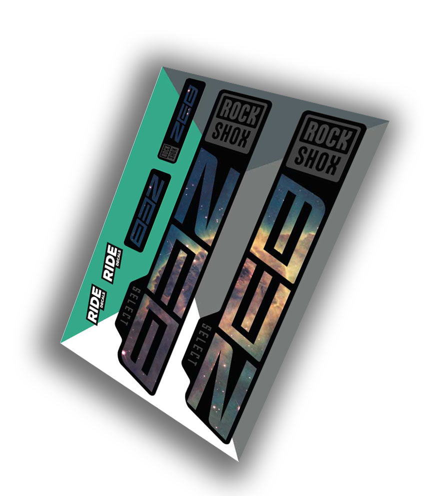 Rockshox Zeb Select Decals | Nebula | 2021
