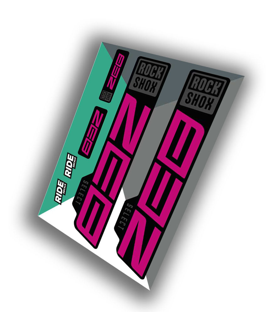 Rockshox Zeb Select Decals | Pink | 2021