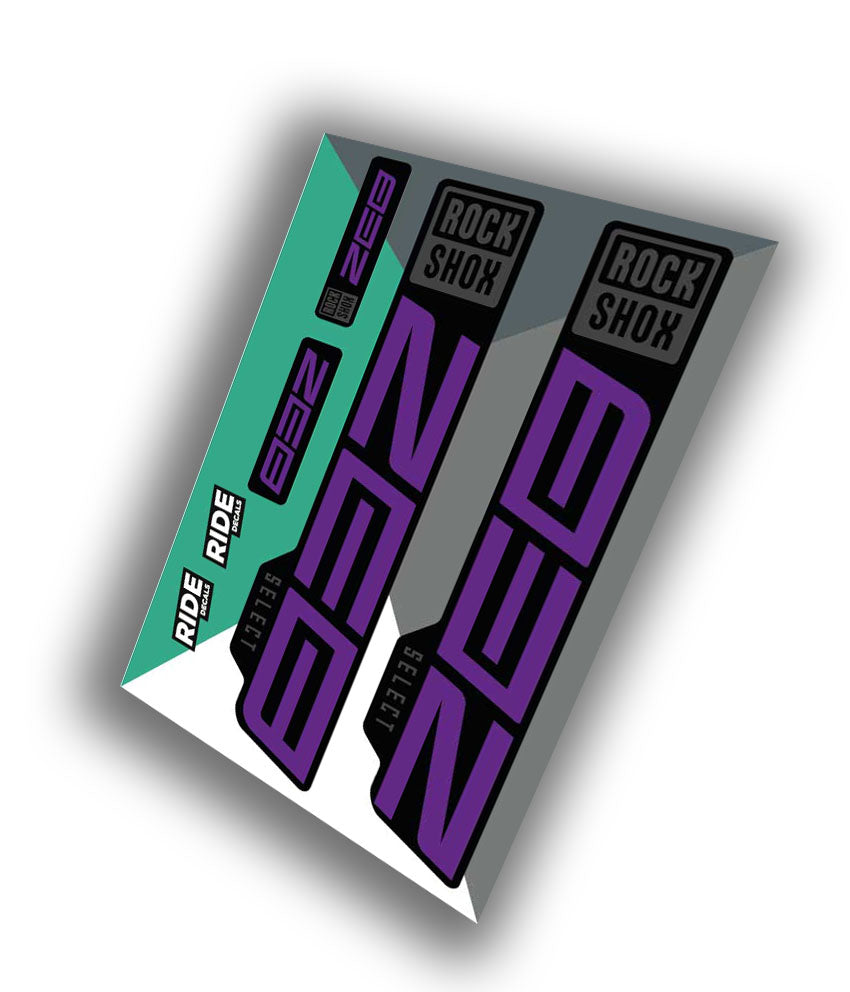 Rockshox Zeb Select Decals | Purple | 2021