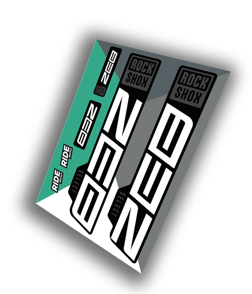 Rockshox Zeb Select Decals | White | 2021